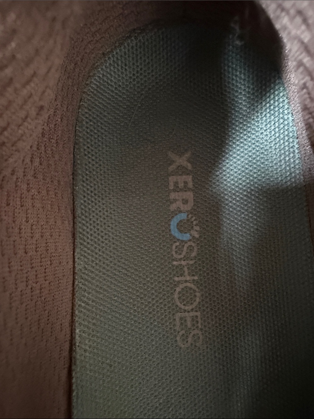 Gray Canvas Mary Jane Flats with Teal Insole and Strap - Picture 2 of 9